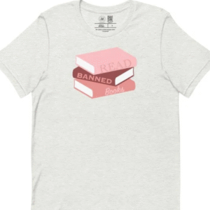 read  banned books stack t shirt